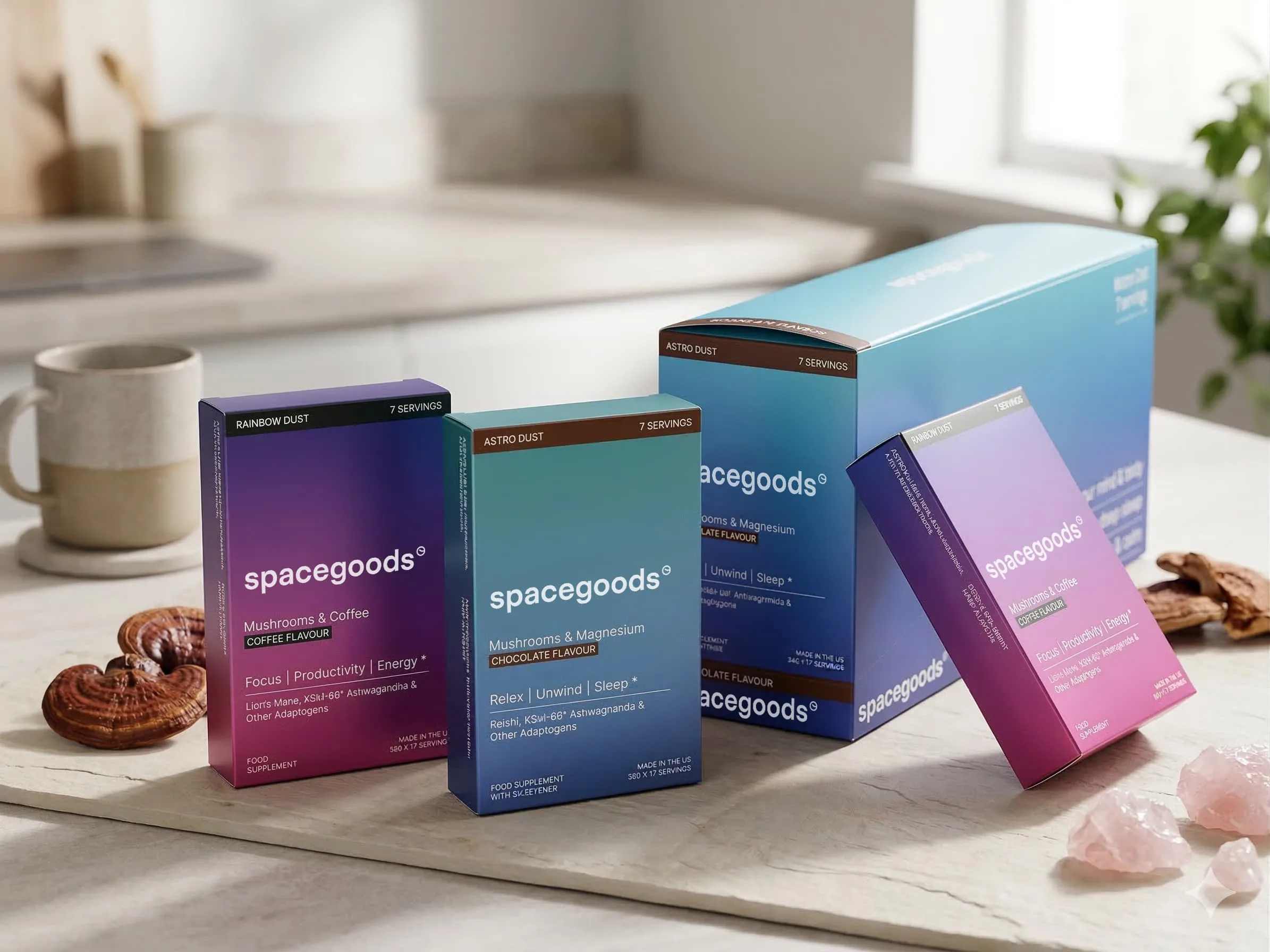 Custom mailer boxes for Spacegoods — Supplied Agency