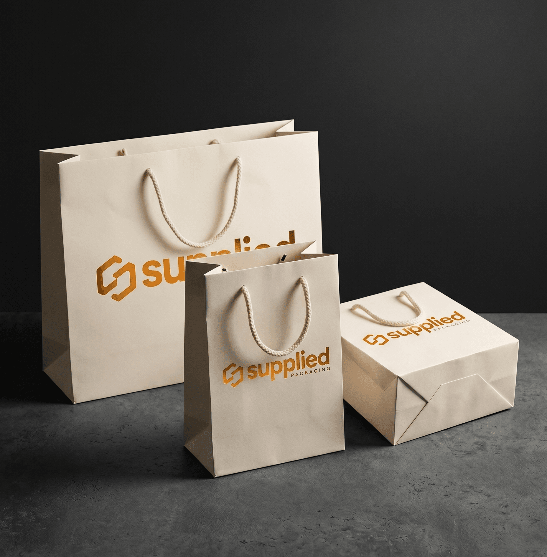 Custom branded gift bags