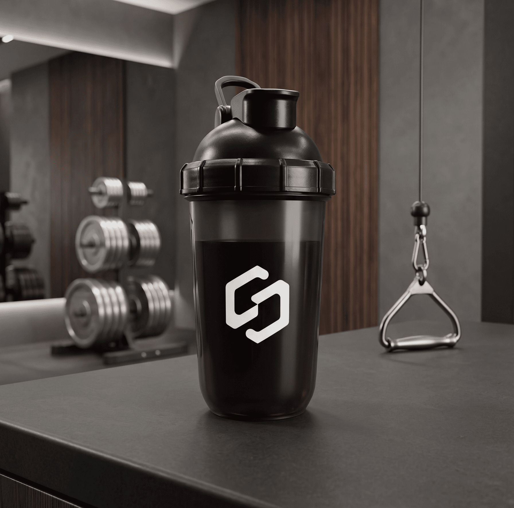 Custom branded protein shaker bottles